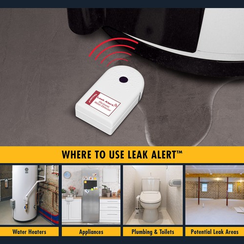 Zircon Leak Alert Water Leak Detector & Flood Sensor Alarm/Water Leak Sensor ... - Picture 4 of 5
