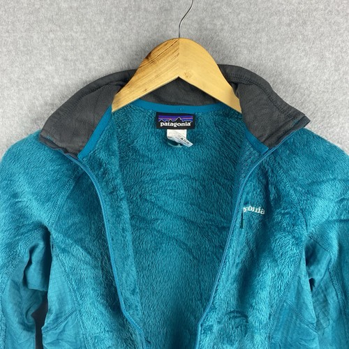 Patagonia Jacket Womens S Blue Fleece Full Zip Polyester Outdoors Camping Hiking - Picture 4 of 11