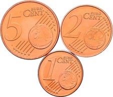 Österreich, 5+2+1 Cent, 2002