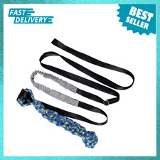 Dog Rope Toy Bungee Tug Outdoor Hanging Tree Play Small Large Dogs Black Blue