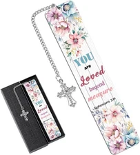 Metal Bible Verse Bookmarks Gifts, Christian Gifts for Women, Religious Motivati