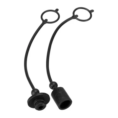 Capuchon et bouchon anti-poussière hydraulique pour 1/4", noir - 1 set - Photo 1/4