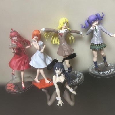 Anime Figure Lot 5 Bulk Sale Japanese Used Collectible Figures