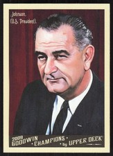 2009 Upper Deck Goodwin Champions Lyndon Johnson #36