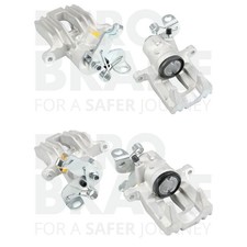 2X EUROBRAKE BREMSSATTEL 38mm HINTEN LI+RE passend für AUDI A1 SEAT ARONA IBIZA 