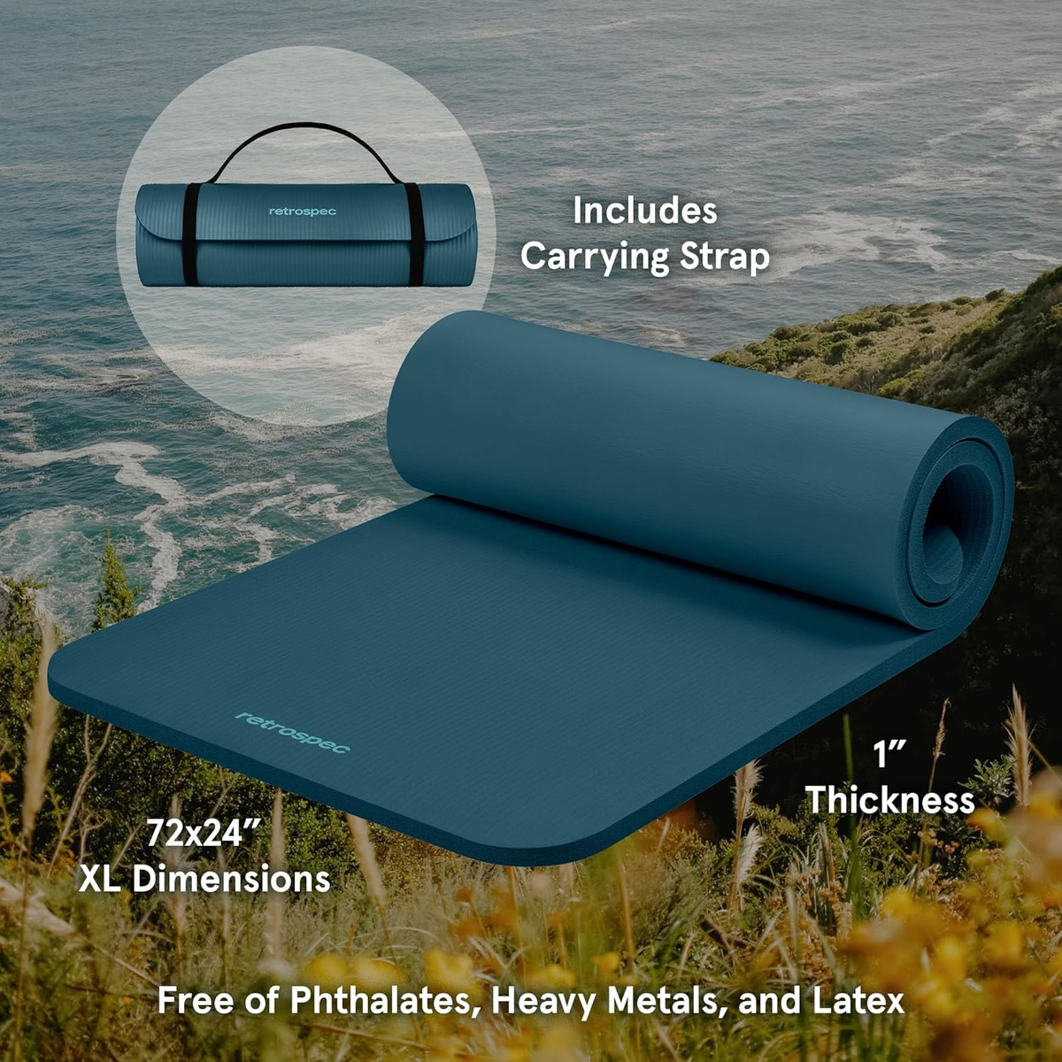 Retrospec Solana Inch Yoga Mat