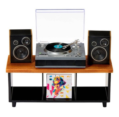 #ad #ad MGA#x27;s Miniverse Real Vinyl Playable Music Record Player IN HAND $39.99