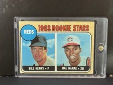 1968 Topps - 1968 Rookie Stars Hal McRae, Bill Henry #384 (RC)