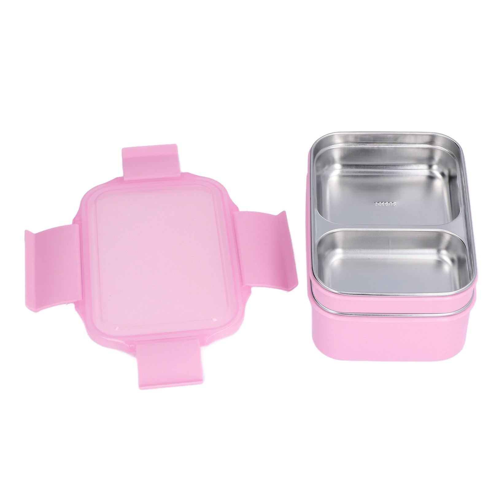 304 Stainless Steel Electric Lunch Box Double Layer Insulated Lunch Box For Offi