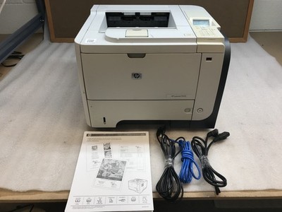 HP Laserjet P3015 Monochrome Printer CE528A Cbls 123K pg ct - No Toner