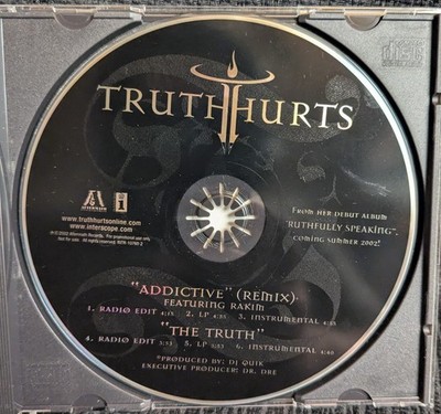 Truth Hurts W/ Rakim Addictive Remix Promo CD (2002) Contemporary R&B Hip-Hop