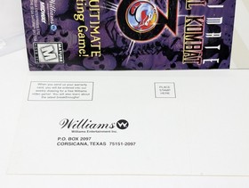 Ultimate Mortal Kombat 3 (SEGA Saturn, 1996) - CIB Complete W/Reg Card