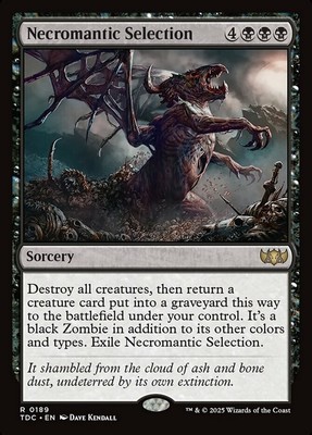 x1 Necromantic Selection R MTG Commander: Tarkir: Dragonstorm M/NM, English