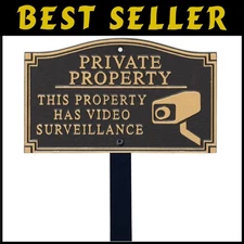 "Private Property Video Surveillance Sign"