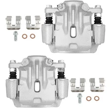 Pair Rear Disc Brake Caliper with Bracket for Subaru Legacy Outback 2010-2014