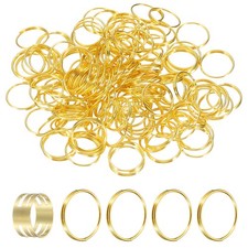Mini Split Rings 13mm 304 Stainless Steel Jump Ring Gold Pack of 150