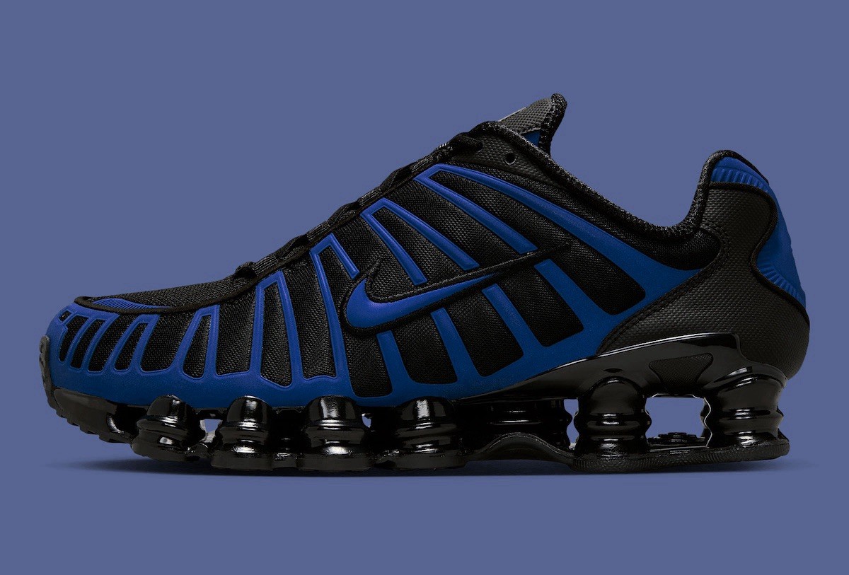 Nike Shox TL Black Court Blue Athletic Running Sneakers IH1338-002 Men's Sizes