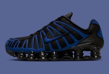 Nike Shox TL Black Court Blue Athletic Running Sneakers IH1338-002 Men's Sizes
