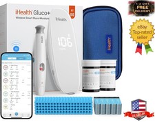 Rechargeable Glucose Monitoring Kit with Built-In Alerts for Diabetes Care