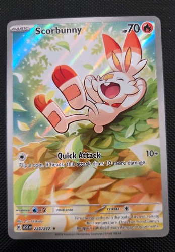 The Pokémon Company Scorbunny 225/217 Scarlet & Violet Holo IR EN 70HP
