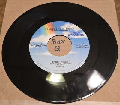 Terri Gibbs: Somebody's Knockin'/Some Days it Rains All Night Long - VG+ | 1984 