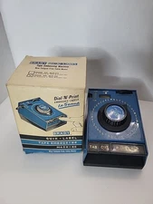  Brady Quik Label Tape Embosser Model QLM-500 Vintage In Original Box 