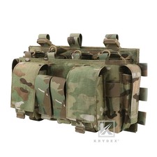 KRYDEX Tactical MF IV Placard Magazine Pouch Front Panel for Vest MC Camo