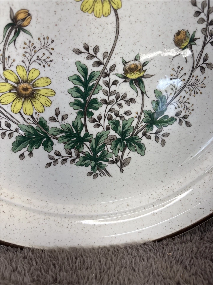 Круглое сервировочное блюдо Oneida Veri Stone 12 дюймов Veri Stone Greenbrier No207 - Изображение 3 из 4