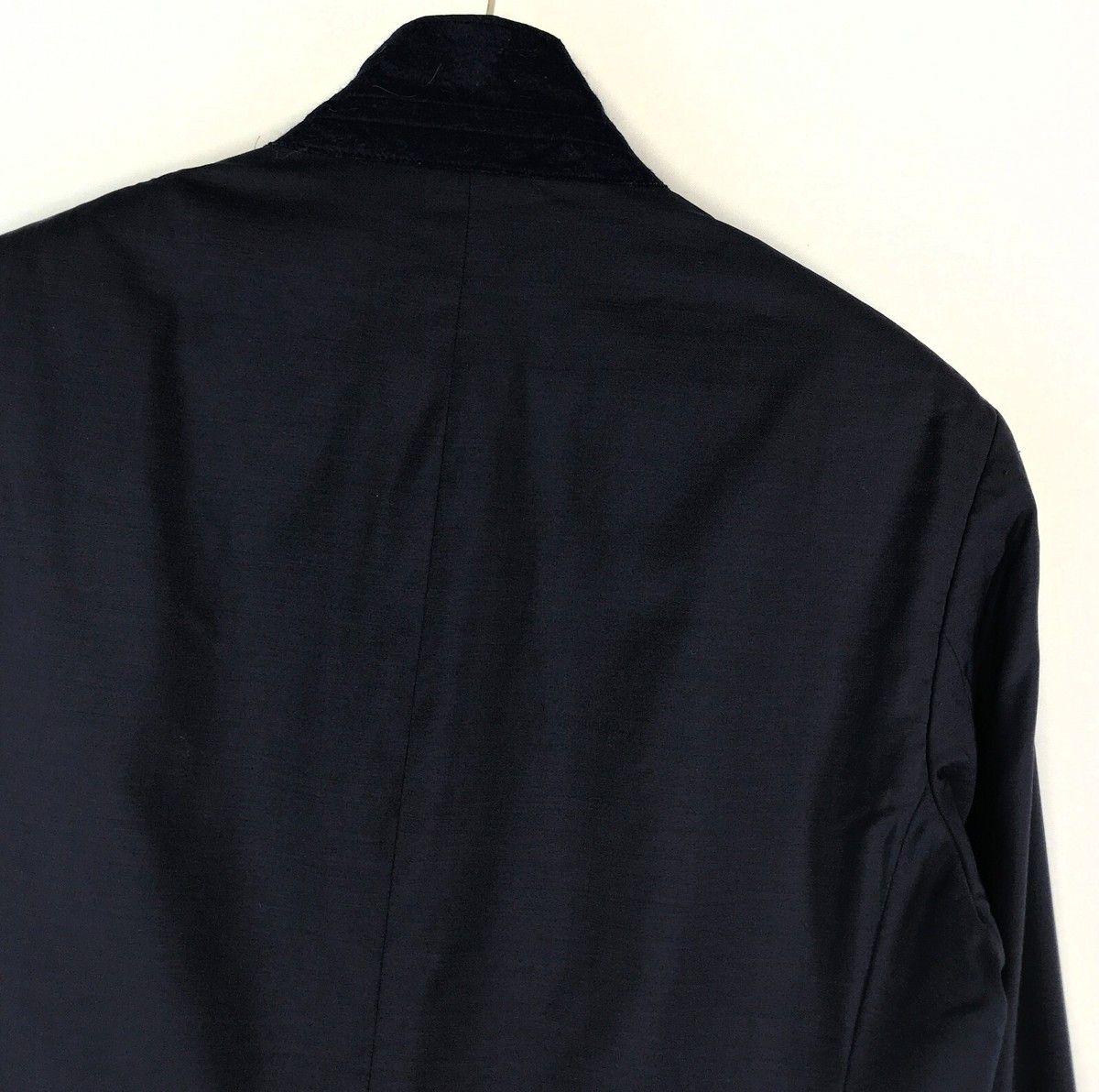 Men's Neil Barrett Blazer Sport Coat 2Bth Jacket Navy Virgin Wool
