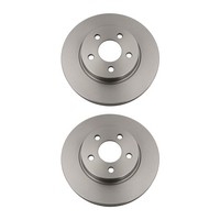 2 Bremsscheiben Hinterachse Voll Ø 71,1 Mm 9 Mm Valeo FüR U.A. CitroËN C4