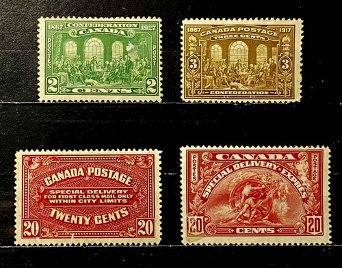 CANADA: 1917-35 CLASSIC ERA UNUSED NO GUM STAMPS ALL SOUND - 第 1/1 張圖片