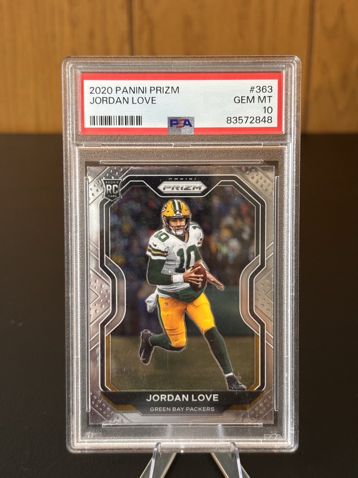 2020 Panini Prizm #363 Jordan Love RC Rookie PSA 10 Packers