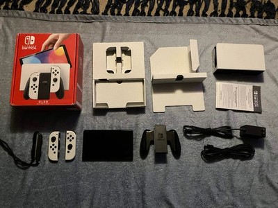 Nintendo Switch OLED, White | CIB w/ 1TB MicroSDXC Card