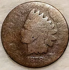 1878 Indian Head Cent Penny 1C - Grade - AG/G - #13589