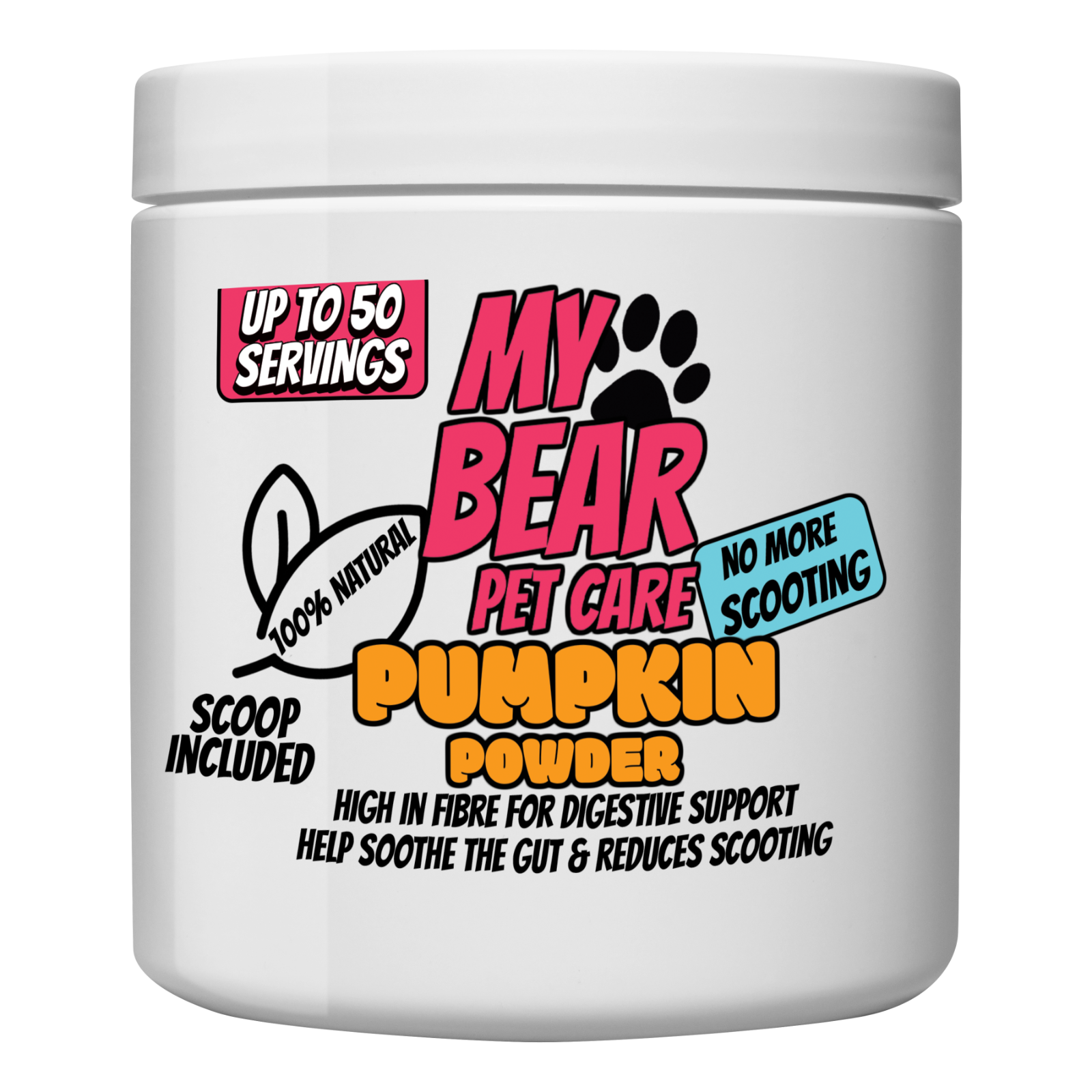 100% Pure Pumpkin Powder For Dogs Puree Dog Food 250g Human Grade