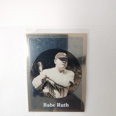 2001 Topps Chrome Babe Ruth Before There Was Topps Yankees #BT2 HOF