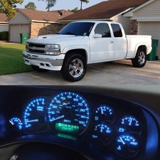 Gauge Cluster Led Dashboard Bulbs Ice Blue For Chevy Gmc 00 02 Silverado Truck Gauge Cluster Led Dashboard Bulbs Ice Blue For Chevy Gmc 00 02 Silverado Truck