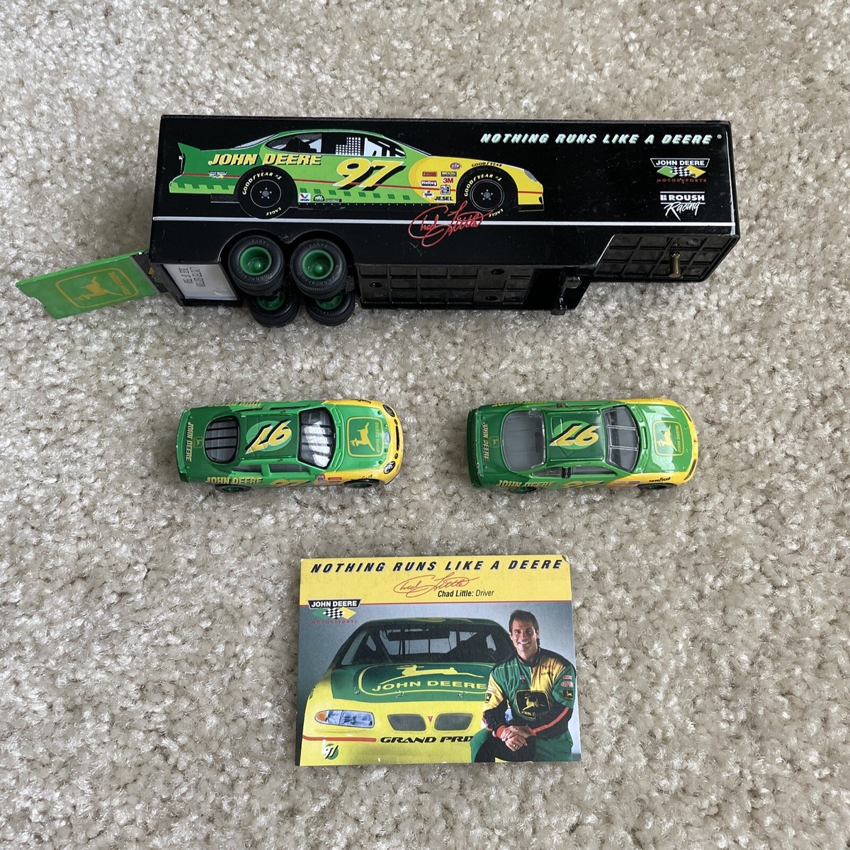 John Deere NASCAR 1/64 Limited Edition Chad Little Hauler Van With