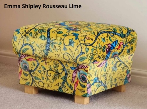 Storage Footstools Emma J Shipley Fabrics Pouffes Footstalls Animalia Zambezi - Picture 31 of 125
