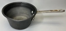 Vintage 1 qt. Commercial Aluminum Dual Spout Saucepan Pot (1700) Toledo, Ohio