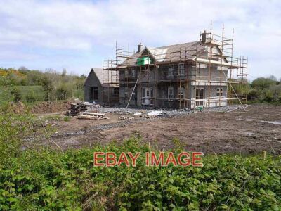 PHOTO  HOUSE UNDER CONSTRUCTION NEAR GREAGH CROSSROADS RURAL IRELAND IS CHARACTE