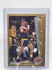1992-93 Fleer #245 Chris Mullin League Leader Golden State Warriors NBA HOF NM+