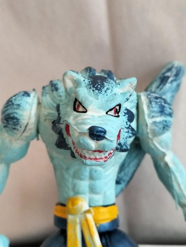 Darkstalkers 3 Jon Talbain Wolf Figure 8” Capcom Mexican Bootleg Mexico Toy Rare - Picture 7 of 7