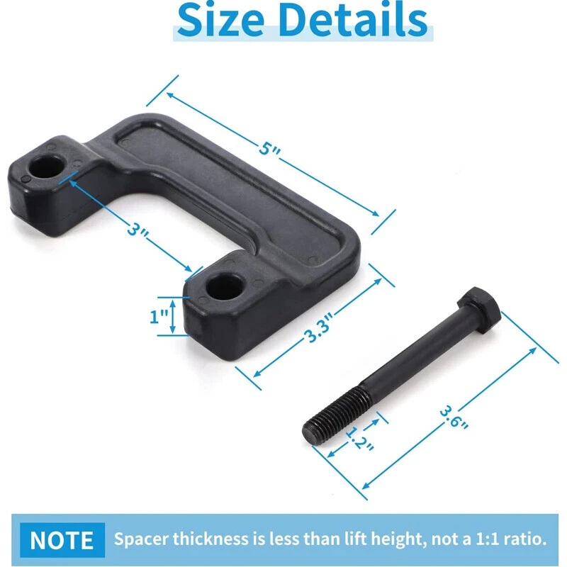 2" Inch Leveling Kit For 2007-18 Chevy Silverado/ GMC Sierra 1500 Suburban/Tahoe Foto 3 de 4