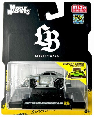 MUSCLE MACHINES CHASE LBWK 1999 NISSAN SKYLINE GT-R R34 SUPER SILHOUETTE
