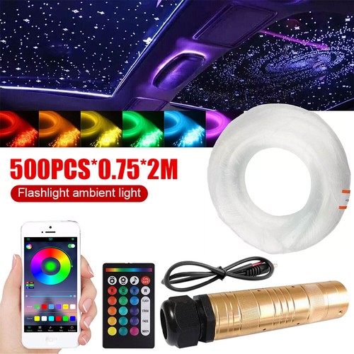 RGBW LED Car Home Fiber Optic Twinkle Star Roof Headliner Ceiling Light Kit - Picture 30 of 30