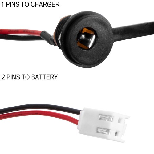 E-Bike Scooter Charging Ports Electric DC 5.5*2.1mm Round Charger Hole Sockets - Picture 8 of 11