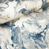 Marmor Tapete Von Muriva Blau 166504 Waschbar Wohnzimmer
