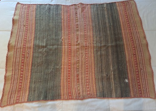 Textil boliviano de lana tejido a mano antiguo - Aguayo - Imagen 2 de 22