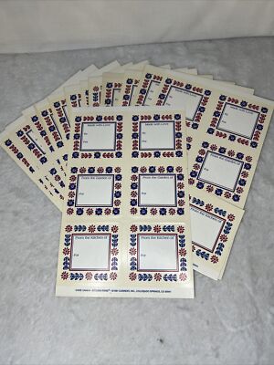 1991 Kitchen Fare Retro Vintage From The Kitchen Garden Canning Gift Labels